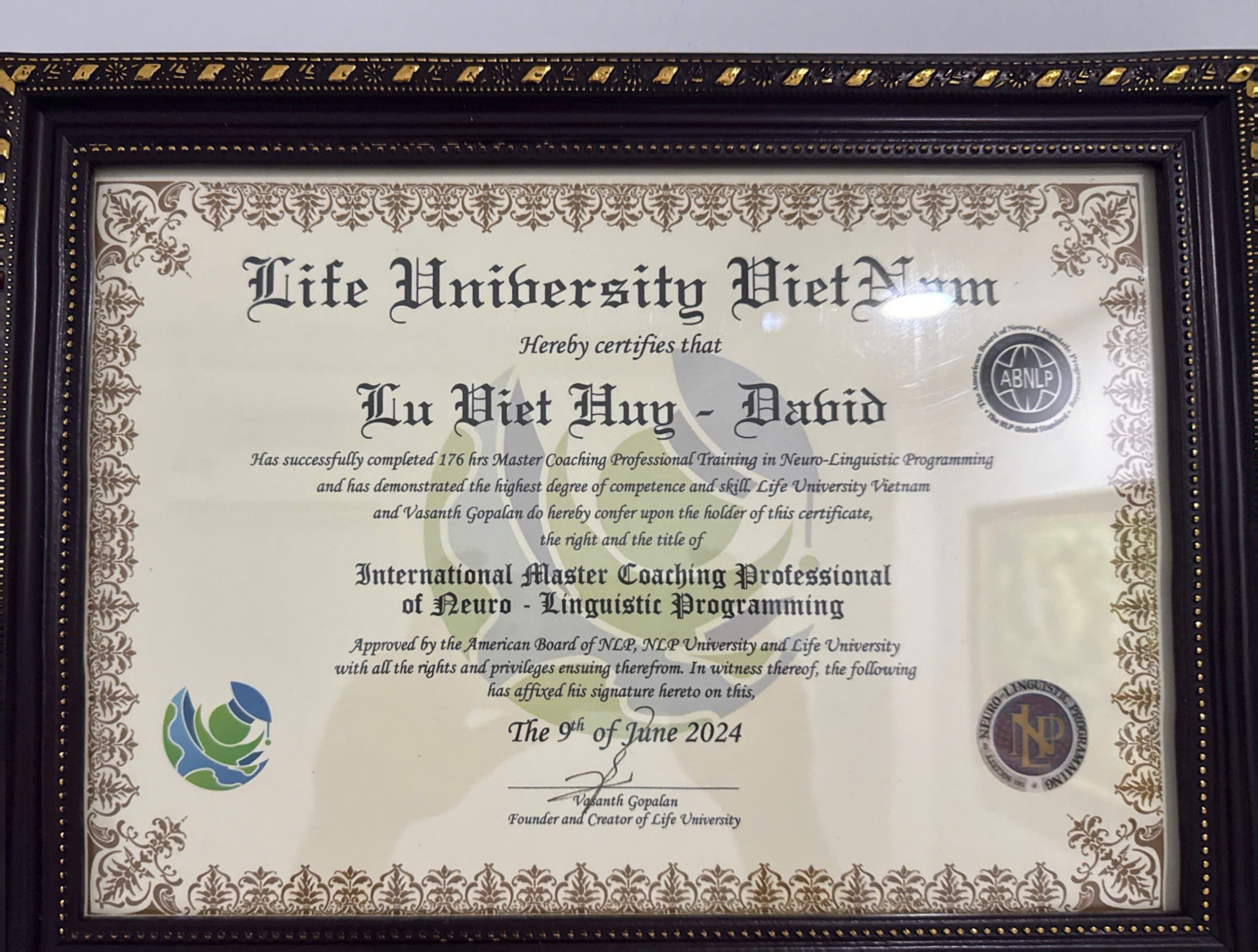 Chứng chỉ quốc tế